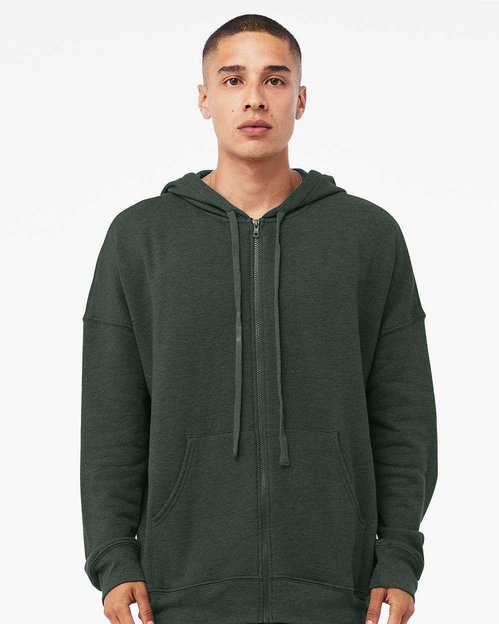Bella Canvas 3759 Sponge Fleece DTM Full-Zip Hoodie