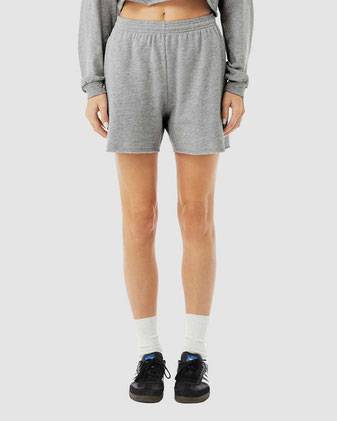 BELLA + CANVAS Women's Cutoff Fleece Shorts 3787C