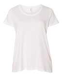 Curvy Collection Women's Scoop Neck Premium Jersey Tee