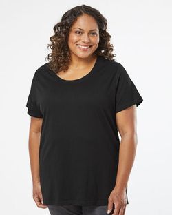 LAT Curvy Collection Women's Fine Jersey Tee 3816 LAT Curvy Collection Women's Fine Jersey Tee 3816