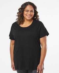 LAT Curvy Collection Women's Fine Jersey Tee 3816 LAT Curvy Collection Women's Fine Jersey Tee 3816