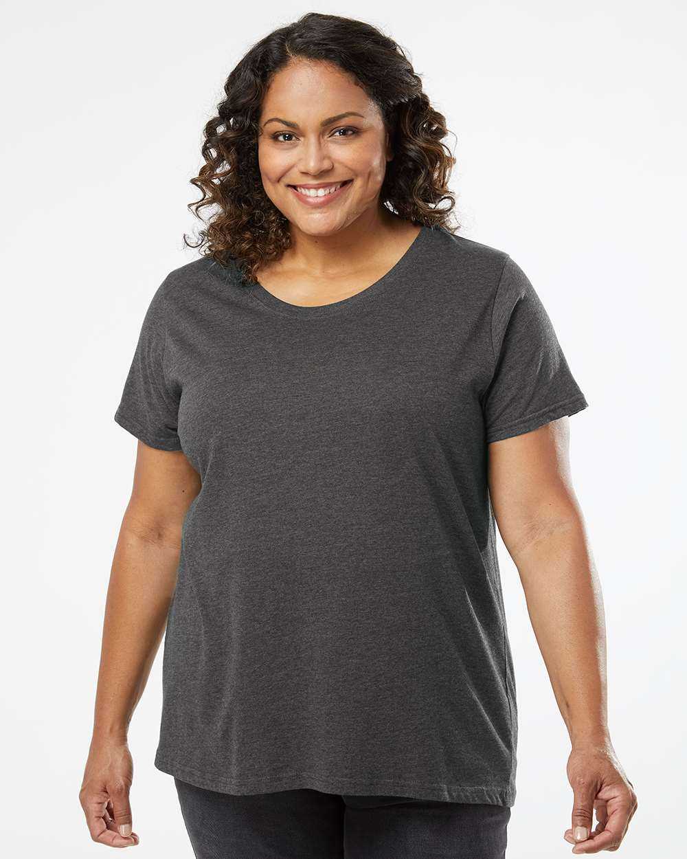LAT Curvy Collection Women's Fine Jersey Tee 3816