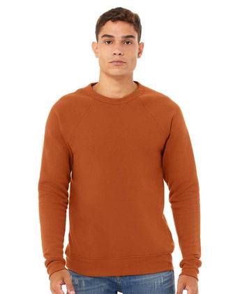 BELLA + CANVAS Sponge Fleece Raglan Crewneck Sweatshirt 3901