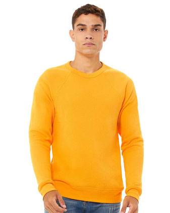 BELLA + CANVAS Sponge Fleece Raglan Crewneck Sweatshirt 3901