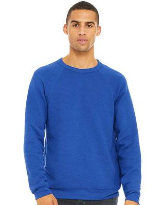 BELLA + CANVAS Sponge Fleece Raglan Crewneck Sweatshirt 3901