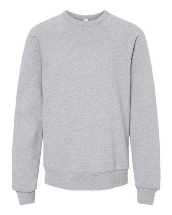 BELLA + CANVAS Youth Sponge Fleece Crewneck Sweatshirt 3901Y