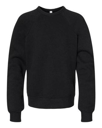 BELLA + CANVAS Youth Sponge Fleece Crewneck Sweatshirt 3901Y