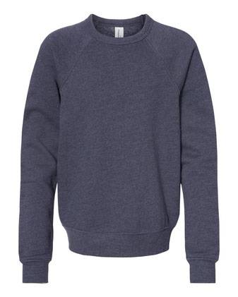 BELLA + CANVAS Youth Sponge Fleece Crewneck Sweatshirt 3901Y