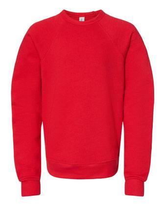 BELLA + CANVAS Youth Sponge Fleece Crewneck Sweatshirt 3901Y