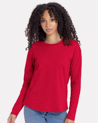 Next Level Women's Cotton Relaxed Long Sleeve T-Shirt 3911N