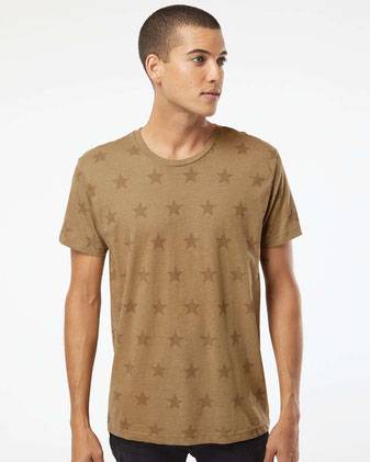 Code Five Star Print Tee 3929