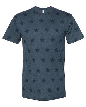Code Five Star Print Tee 3929