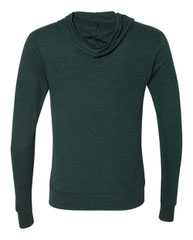 Triblend Lightweight Full-Zip Hooded Long Sleeve Tee