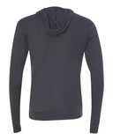Triblend Lightweight Full-Zip Hooded Long Sleeve Tee