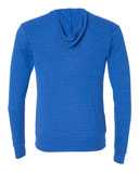 Triblend Lightweight Full-Zip Hooded Long Sleeve Tee