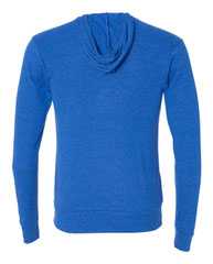 Triblend Lightweight Full-Zip Hooded Long Sleeve Tee