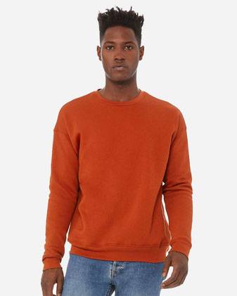 BELLA + CANVAS Sponge Fleece Drop Shoulder Crewneck Sweatshirt 3945