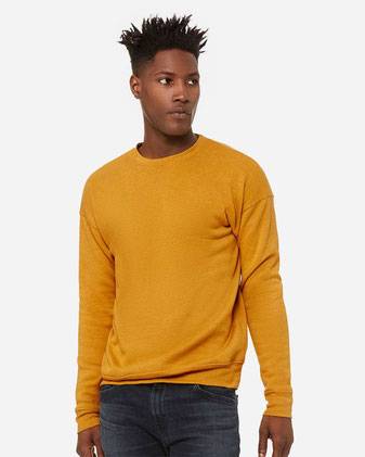 BELLA + CANVAS Sponge Fleece Drop Shoulder Crewneck Sweatshirt 3945