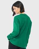 Sponge Fleece Drop Shoulder Crewneck Sweatshirt