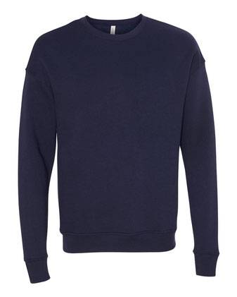 BELLA + CANVAS Sponge Fleece Drop Shoulder Crewneck Sweatshirt 3945