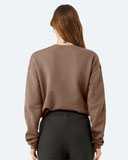 Sponge Fleece Drop Shoulder Crewneck Sweatshirt