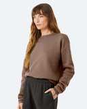 Sponge Fleece Drop Shoulder Crewneck Sweatshirt