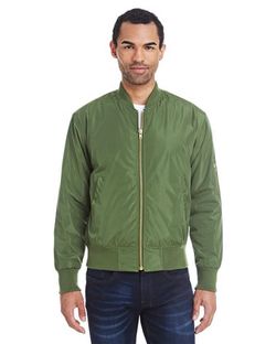 Threadfast Apparel Bomber Jacket 395J Threadfast Apparel Bomber Jacket 395J