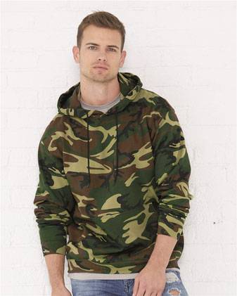 Code Five Camo Pullover Fleece Hoodie 3969