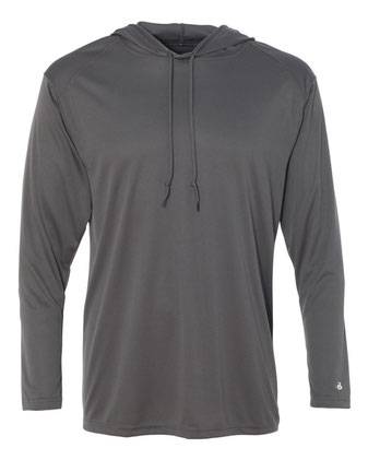 Badger B-Core Hooded Long Sleeve T-Shirt 4105