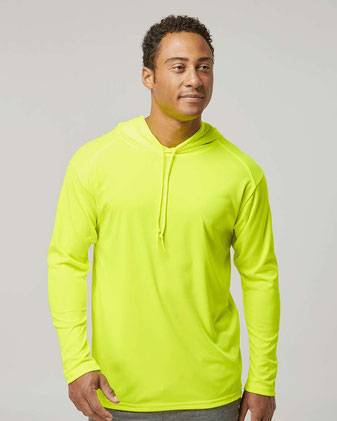 Badger B-Core Hooded Long Sleeve T-Shirt 4105