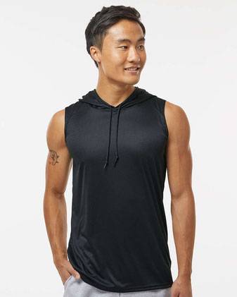 Badger B-Core Sleeveless Hooded T-Shirt 4108