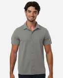 Men's Pro-Flex Sorona® Button Down Short Sleeve Shirt
