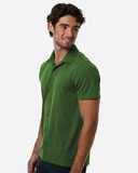 Men's Pro-Flex Sorona® Button Down Short Sleeve Shirt