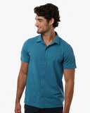 Men's Pro-Flex Sorona® Button Down Short Sleeve Shirt