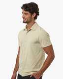Men's Pro-Flex Sorona® Button Down Short Sleeve Shirt