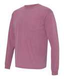 Garment-Dyed Heavyweight Long Sleeve Pocket T-Shirt
