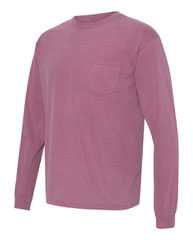 Garment-Dyed Heavyweight Long Sleeve Pocket T-Shirt