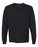 Garment-Dyed Heavyweight Long Sleeve Pocket T-Shirt