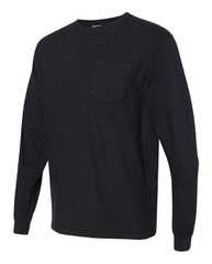 Garment-Dyed Heavyweight Long Sleeve Pocket T-Shirt