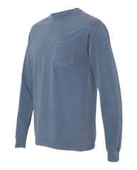 Garment-Dyed Heavyweight Long Sleeve Pocket T-Shirt