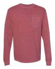 Garment-Dyed Heavyweight Long Sleeve Pocket T-Shirt