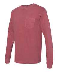 Garment-Dyed Heavyweight Long Sleeve Pocket T-Shirt