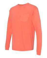 Garment-Dyed Heavyweight Long Sleeve Pocket T-Shirt