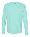 Garment-Dyed Heavyweight Long Sleeve Pocket T-Shirt