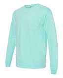 Garment-Dyed Heavyweight Long Sleeve Pocket T-Shirt