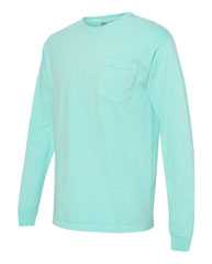 Garment-Dyed Heavyweight Long Sleeve Pocket T-Shirt