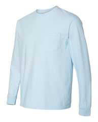 Garment-Dyed Heavyweight Long Sleeve Pocket T-Shirt