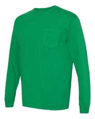 Garment-Dyed Heavyweight Long Sleeve Pocket T-Shirt
