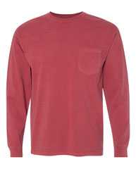 Garment-Dyed Heavyweight Long Sleeve Pocket T-Shirt