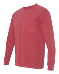 Garment-Dyed Heavyweight Long Sleeve Pocket T-Shirt